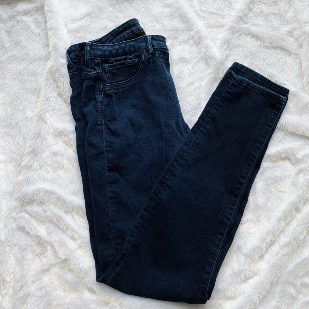 H&M &denim high waist jegggings